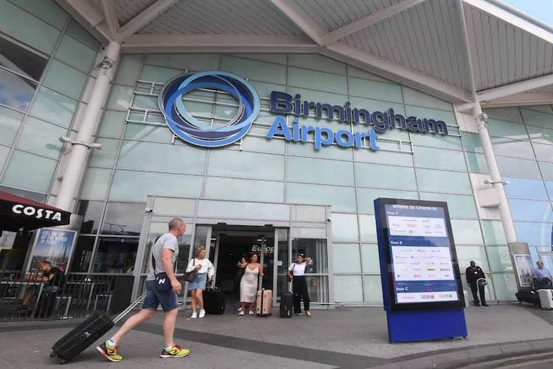 Airport Transfers 10 "Birmingham Airport, easily accessible via Tenby and Saundersfoot taxis, ensuring stress-free travel."