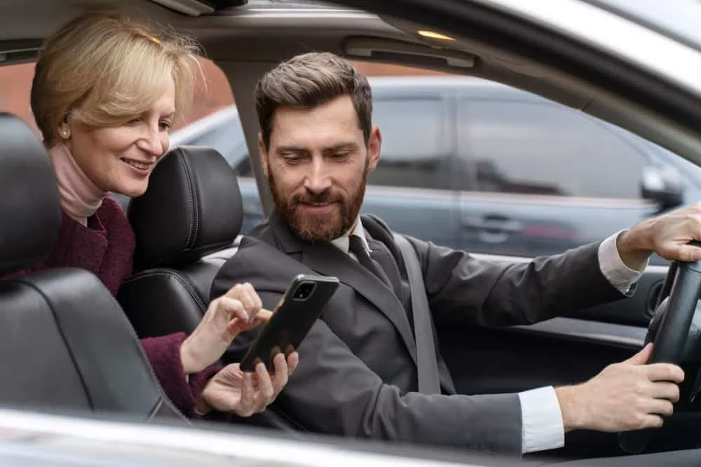 "Passenger providing address in Tenby or Saundersfoot area to Z Car Taxi driver for convenient transportation."