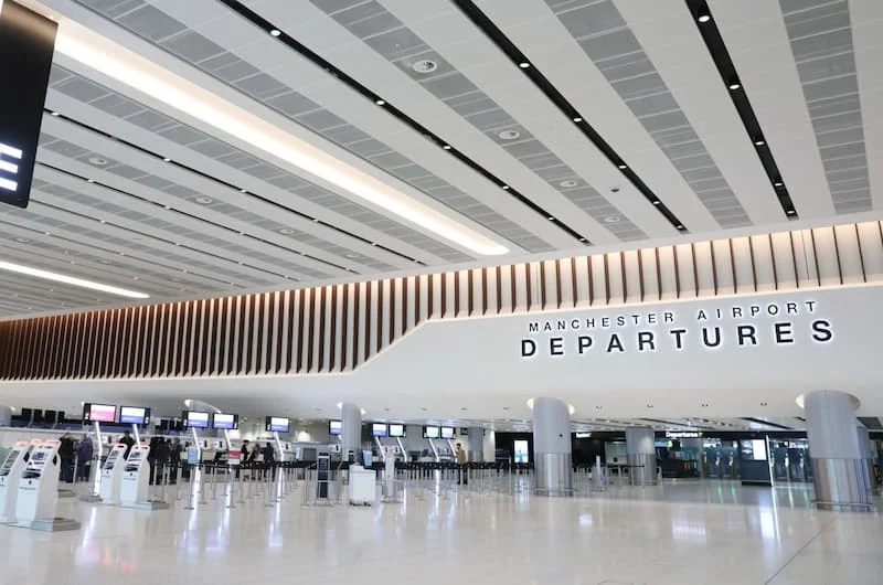 Airport Transfers 6 "Manchester Airport, easily reached with Tenby and Saundersfoot taxis, ensuring smooth travel connections."